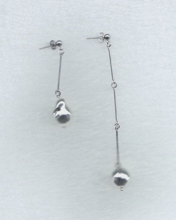 Silver Drizzle Earrings